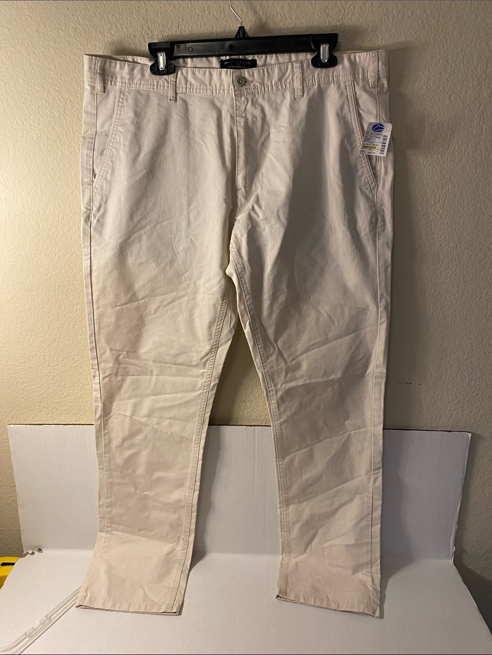 Banana Republic Women's Cream Straight-Leg Chinos